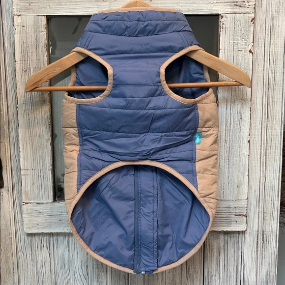 gooby Mountaineer Dog Jacket Blue, Tan, Gray NWT Size XL 100% Nylon - Picture 3 of 16